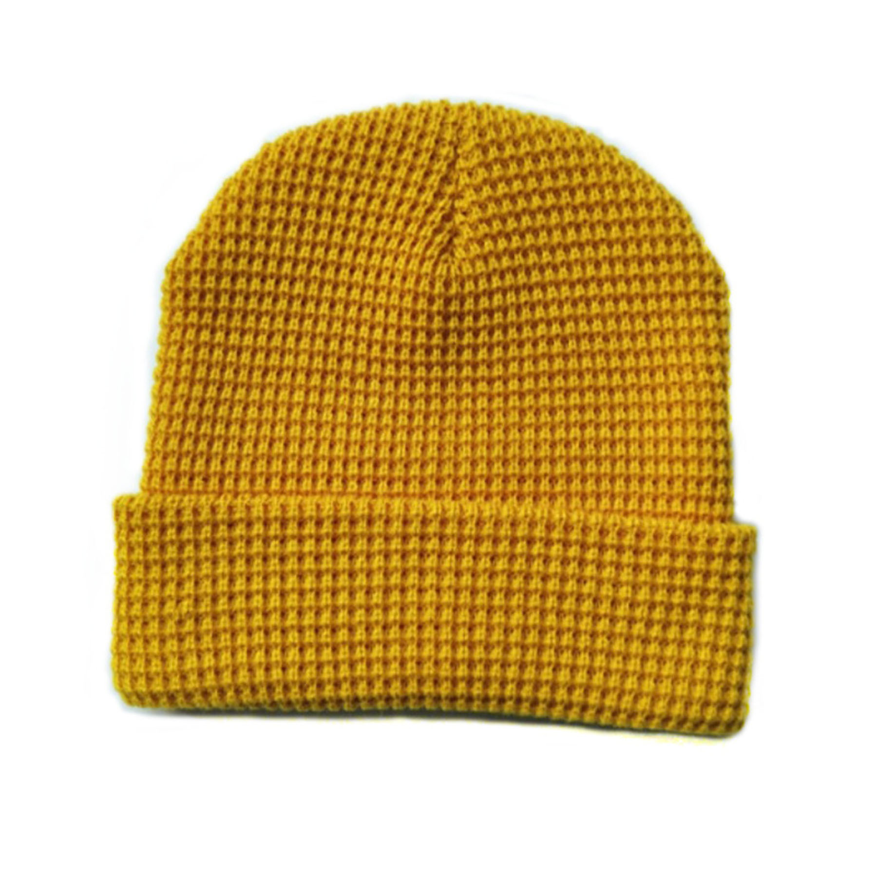 Solid Color Waffle Knit Hat 7