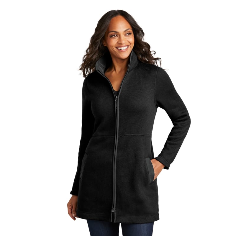 Port Authority Women's Arc Sweater Fleece Long Jacket 7