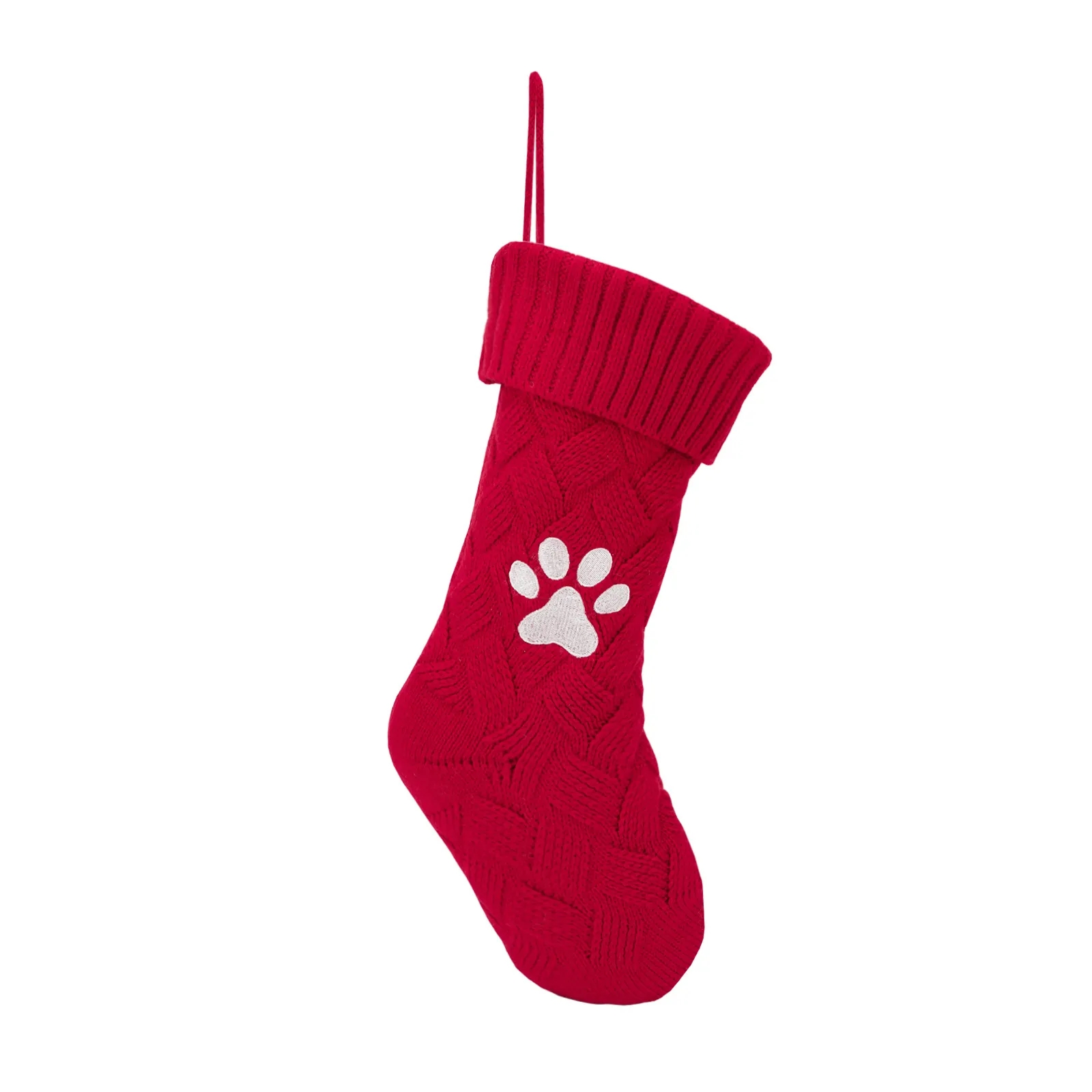 Customized Christmas Knitted Christmas Sock Decorations 4