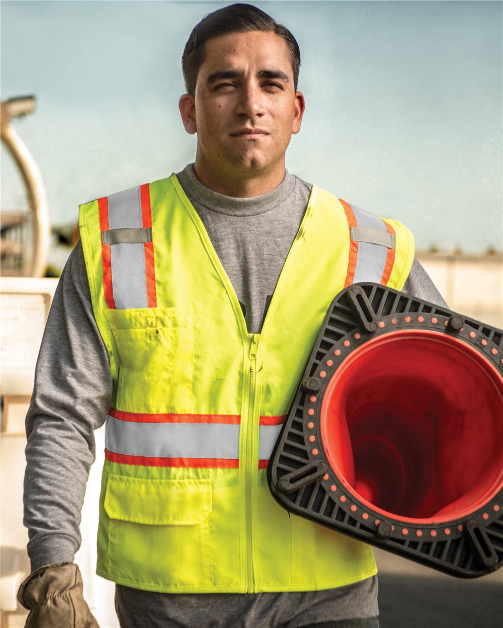 Unisex Ultra-Cool™ Solid Front Vest with Mesh Back - 1163-1164 4