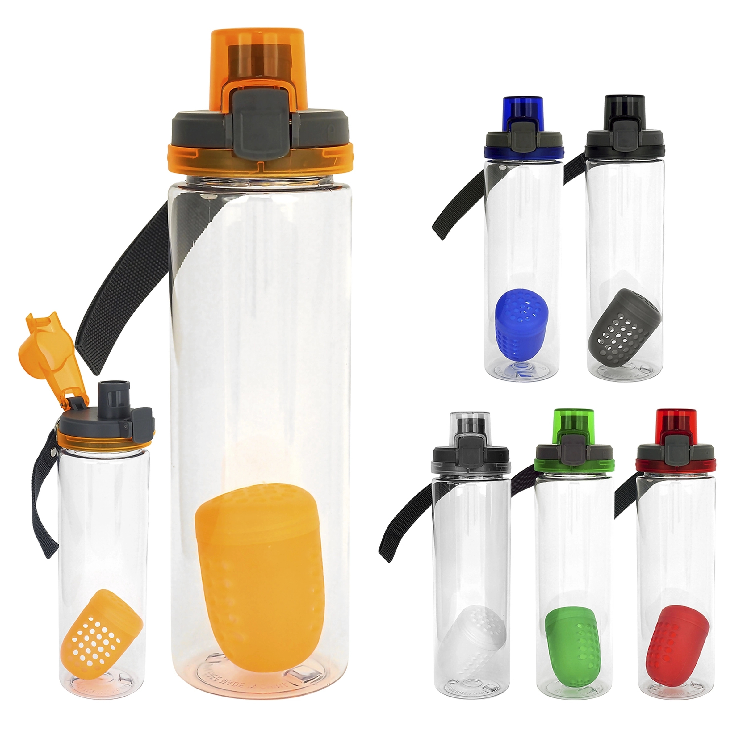 Locking Lid 24 oz. Recycled Bottle With Floating Infuser 7