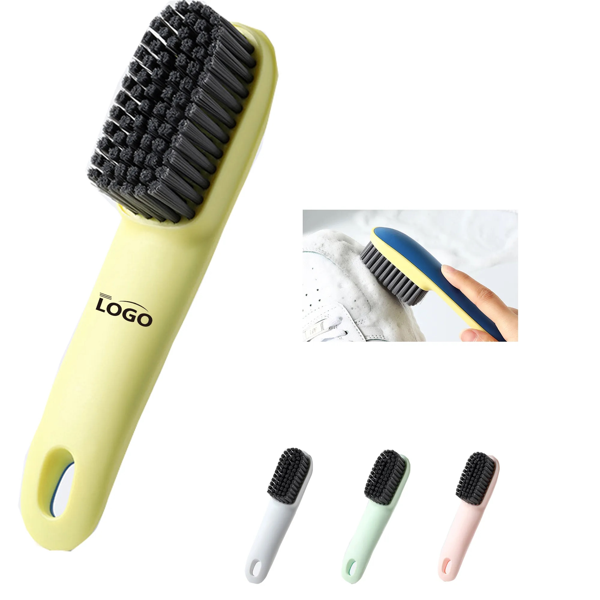 Household Clothes Soft Bristle Shoes Cleaning Brush 10pcs 2