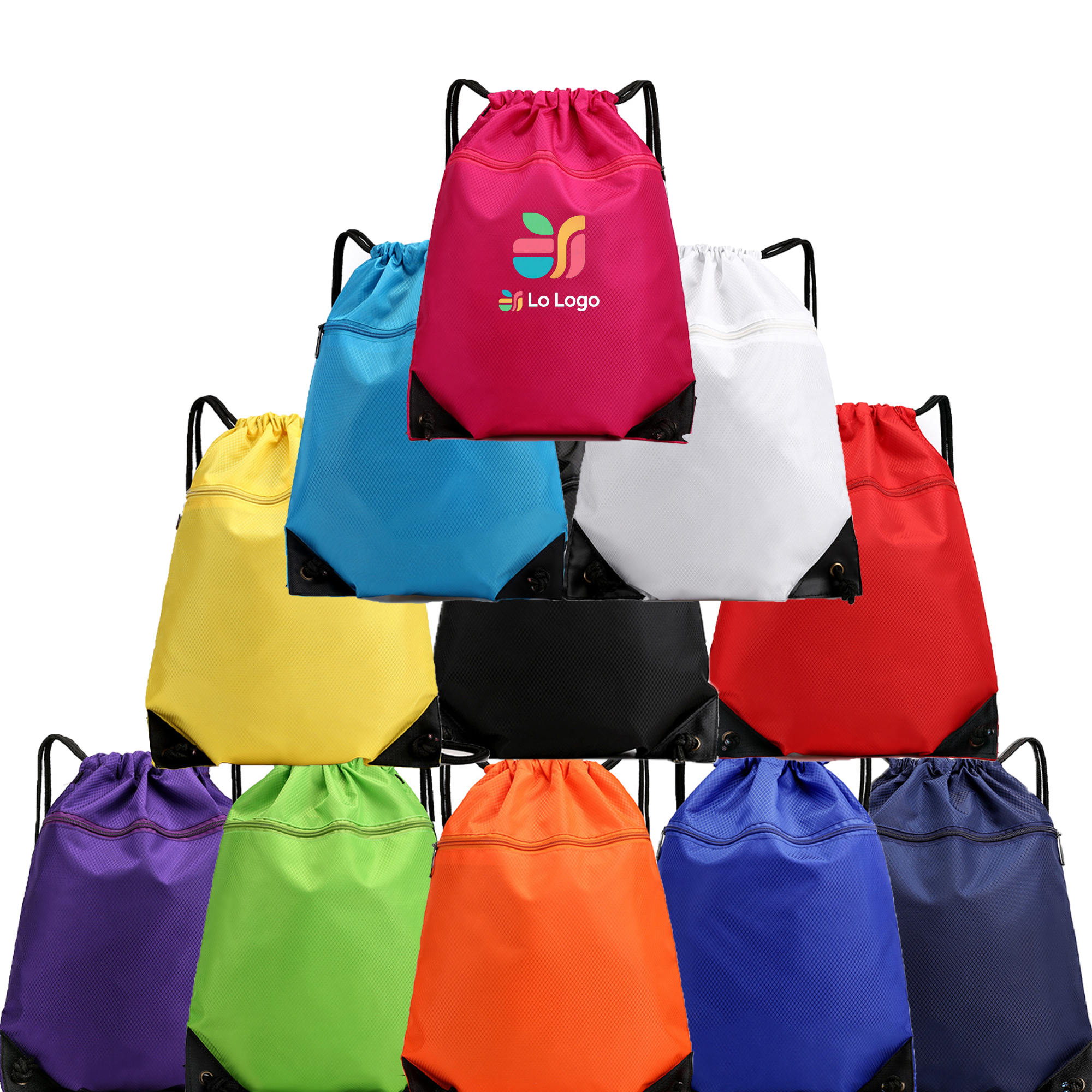 Oxford Fabric Drawstring Backpack 4