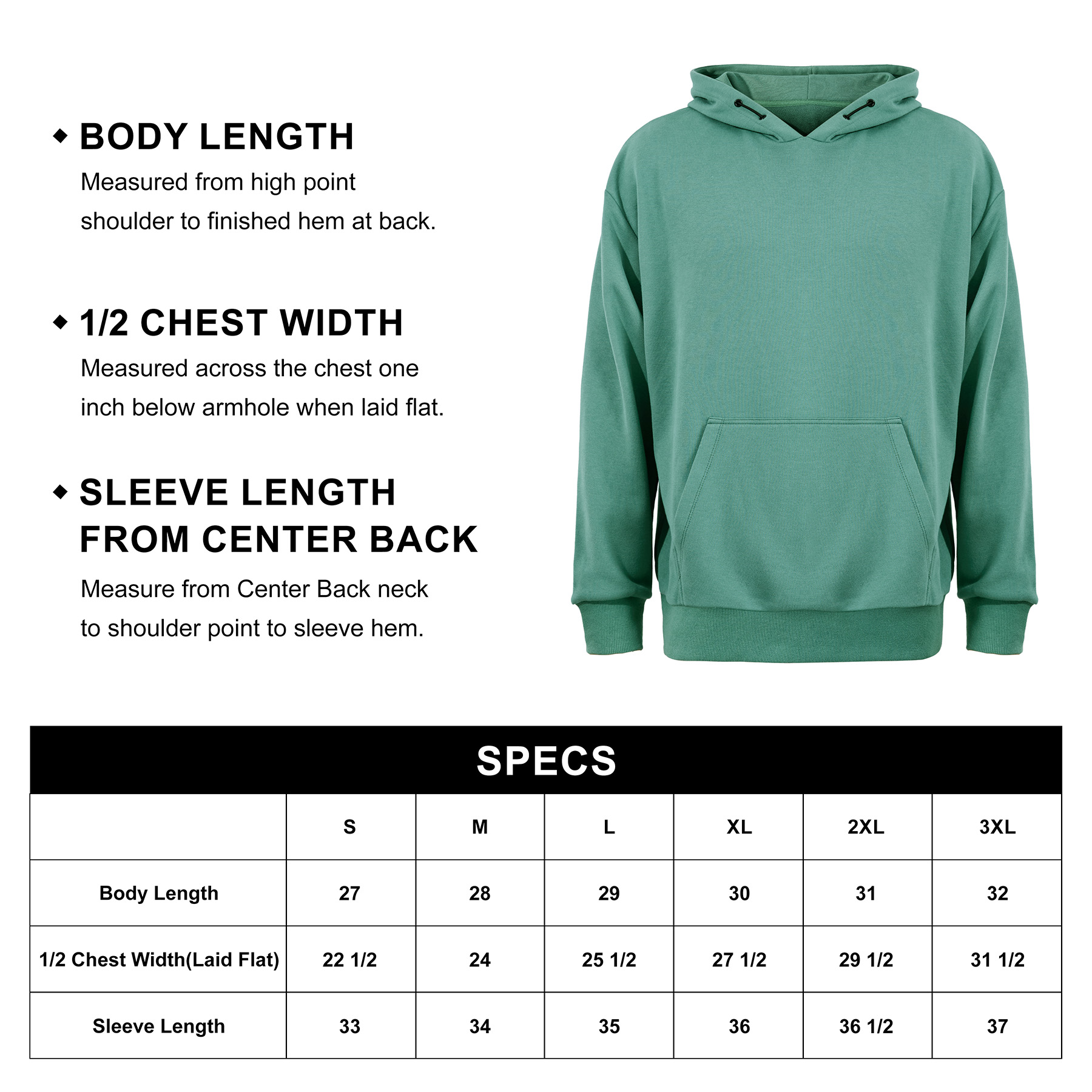 Men's Classic Pullover Hooded Sweatshirts 5