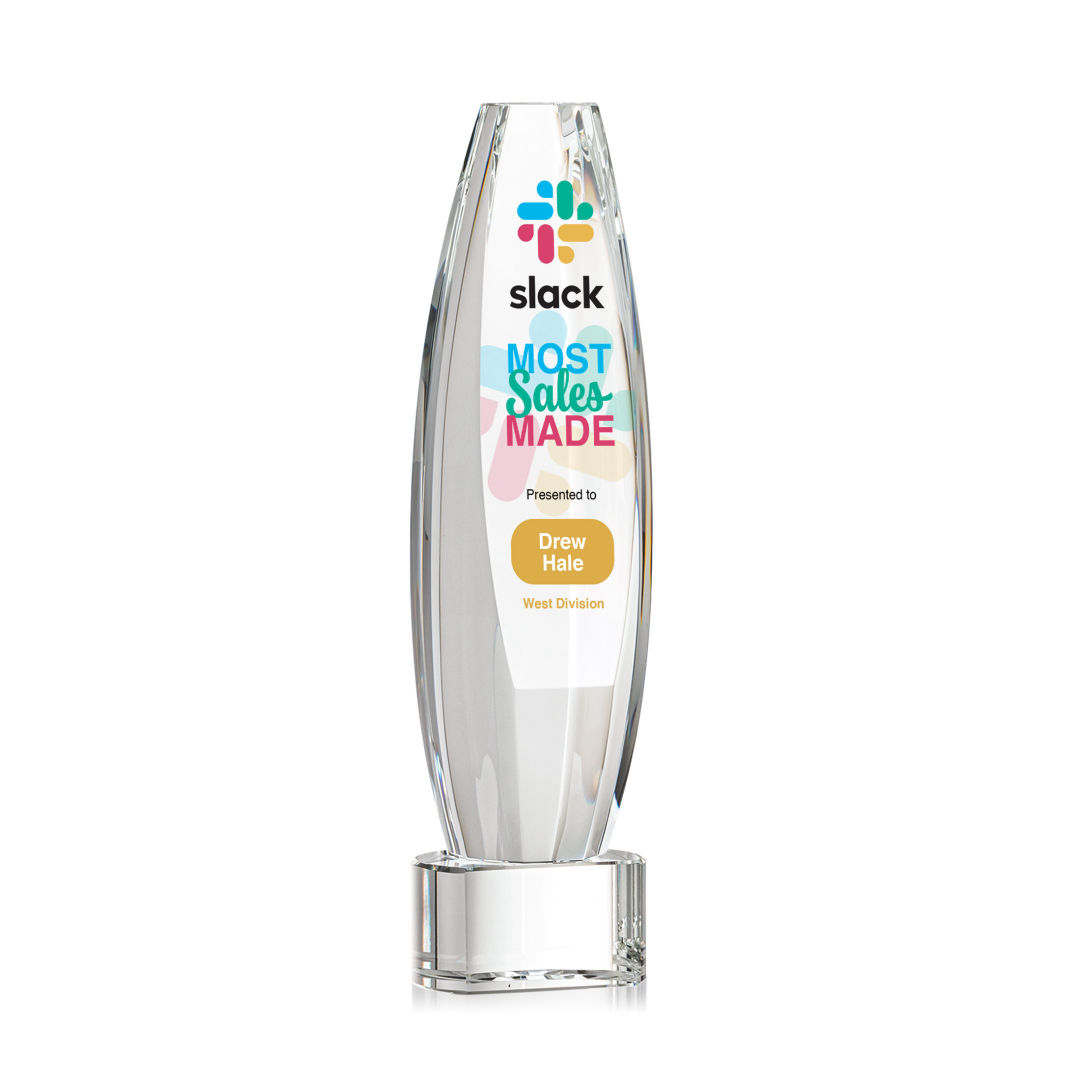 Hoover VividPrint™ Award on Paragon Base - Clear 11