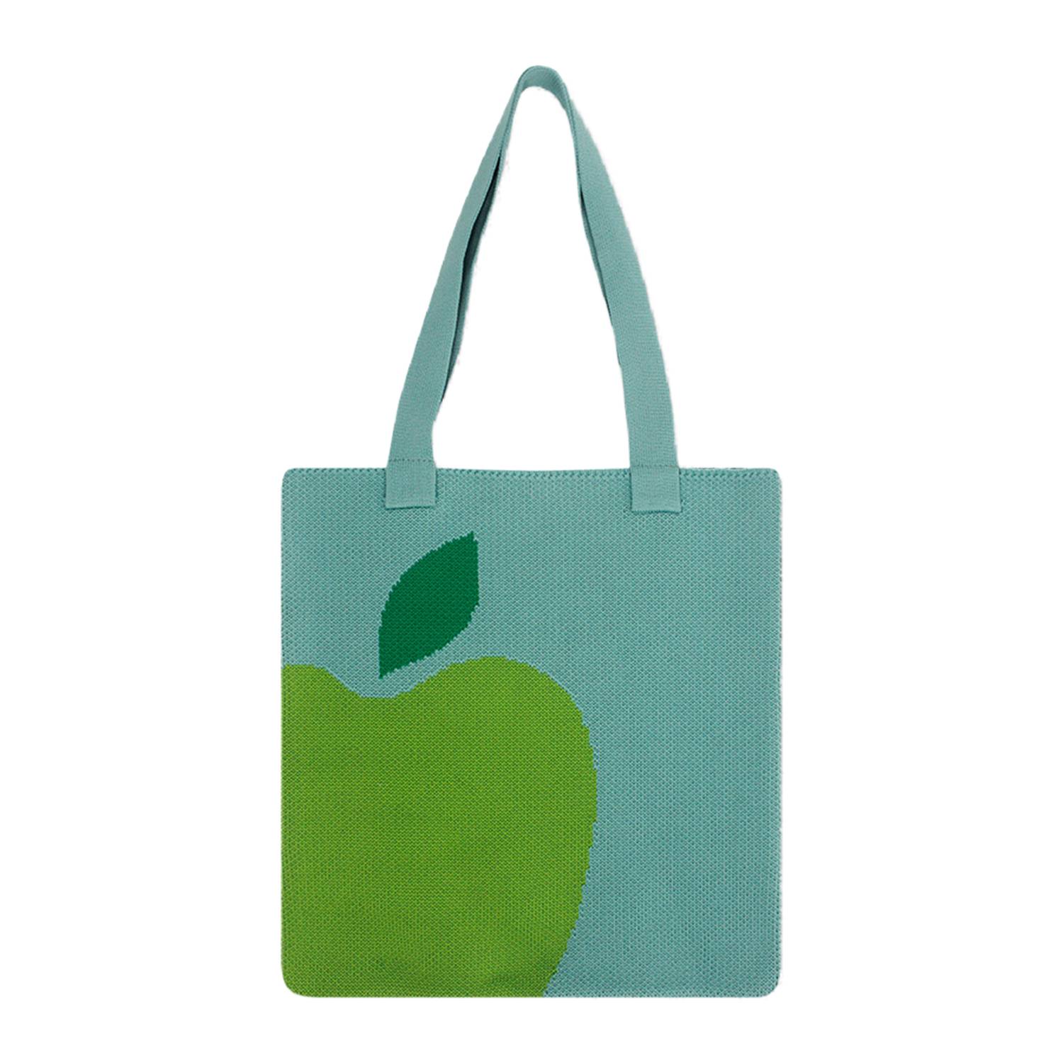 Polyester Fruit Woven Tote Bag, custom tote bag with logo imprint 6