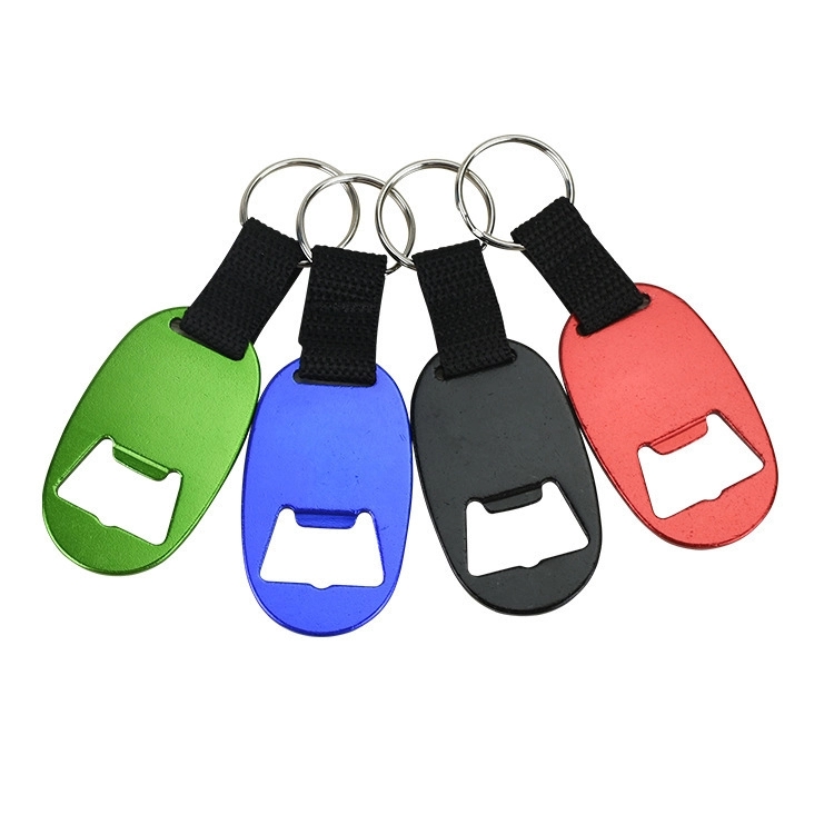 Oval Beer Bottle Opener Keychain 3