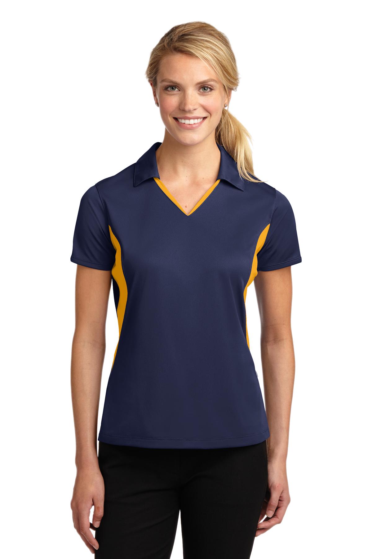 Sport-Tek® Women's Side Blocked Micropique Sport-Wick Polo 20
