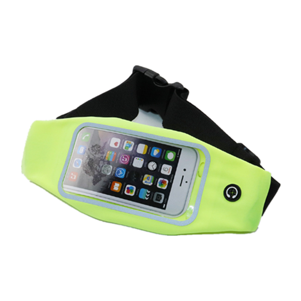 Foam Waist Bag Fitness Fanny Pack With Ear Phone 3