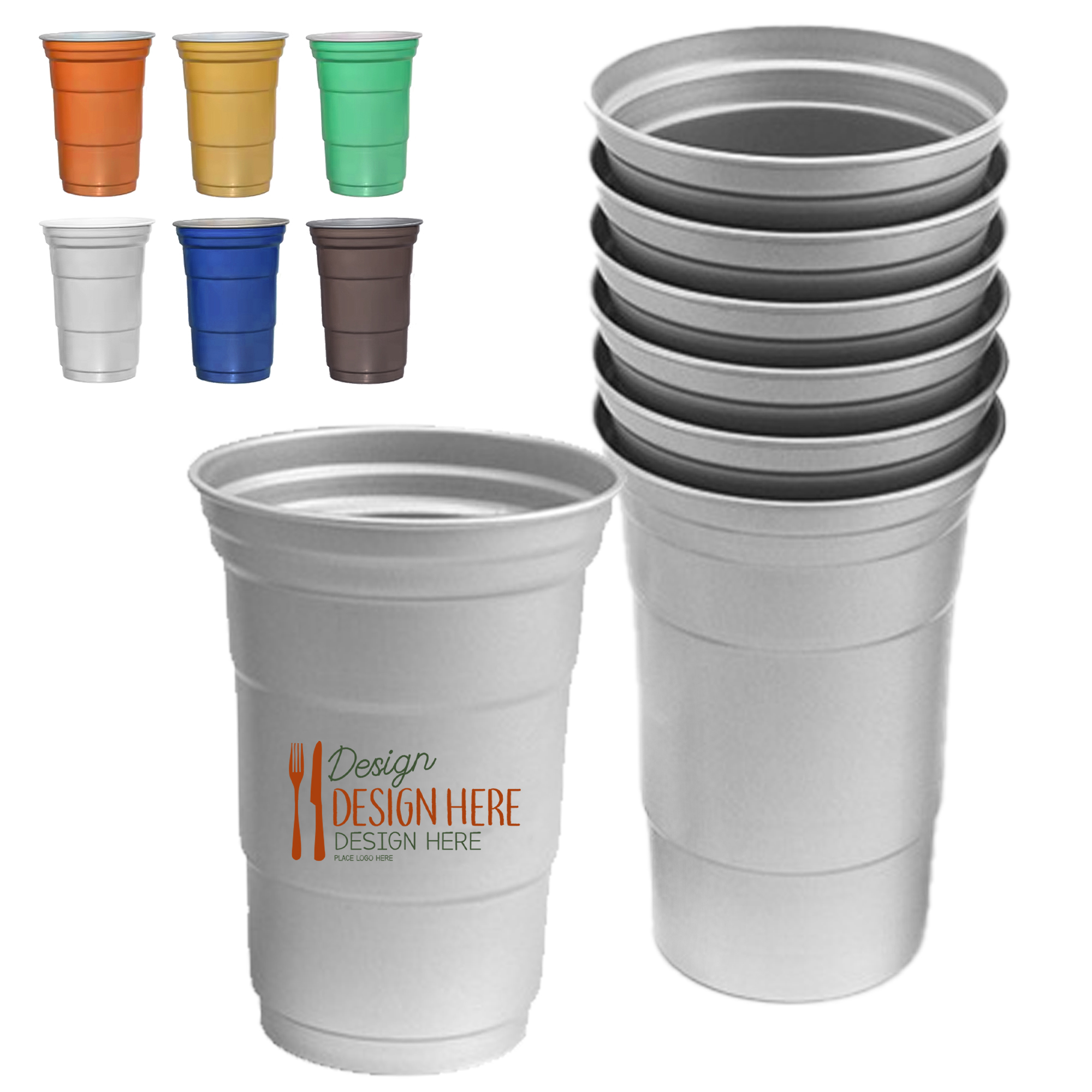 15oz Reusable Cup for Picnic and Camping 6 Colors Available 4