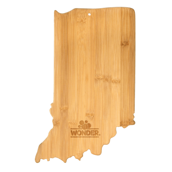 U.S. State Shaped Bamboo Cutting and Serving Boards 59