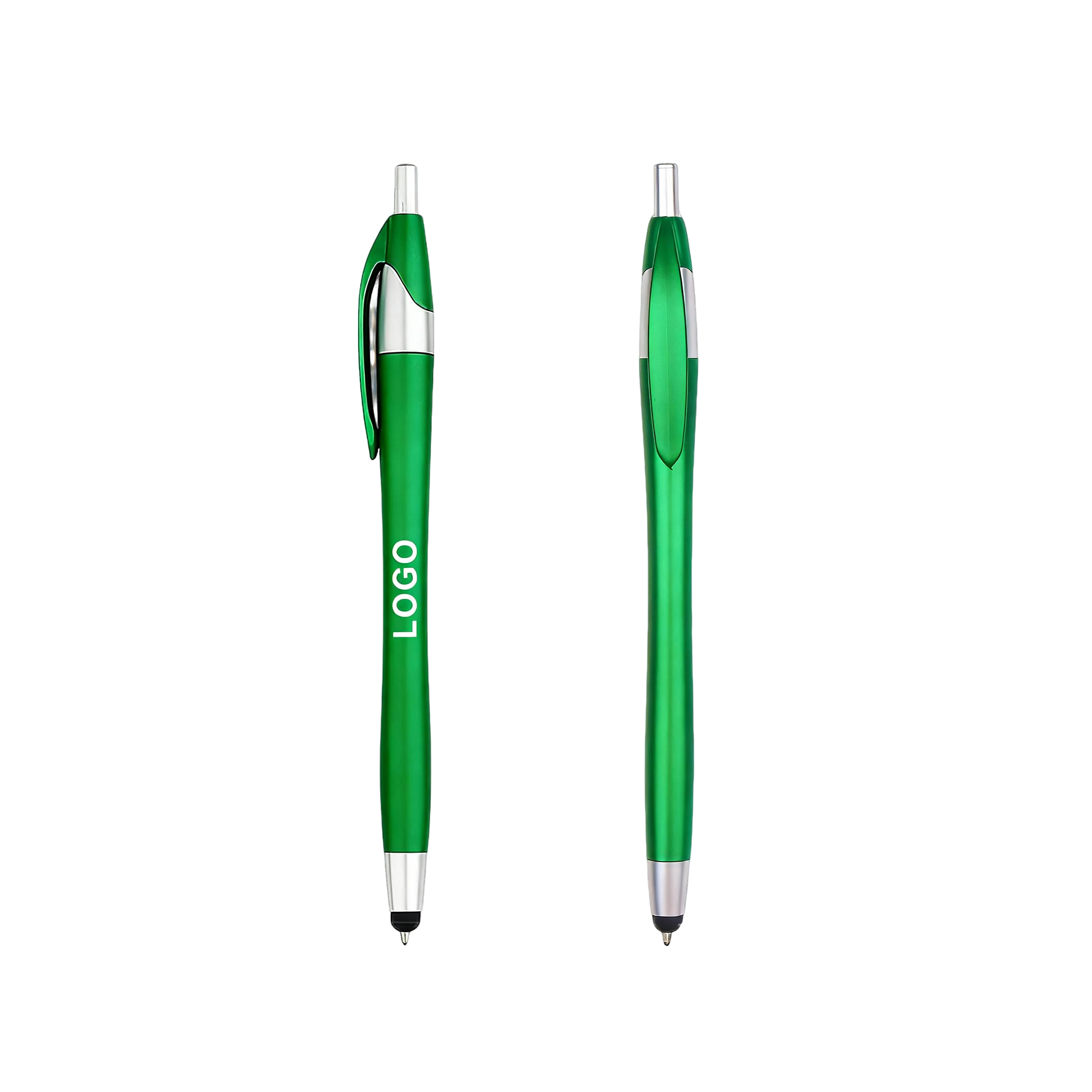 Two In One Plastic Stylus Ballpoint Pen 5.91" 7