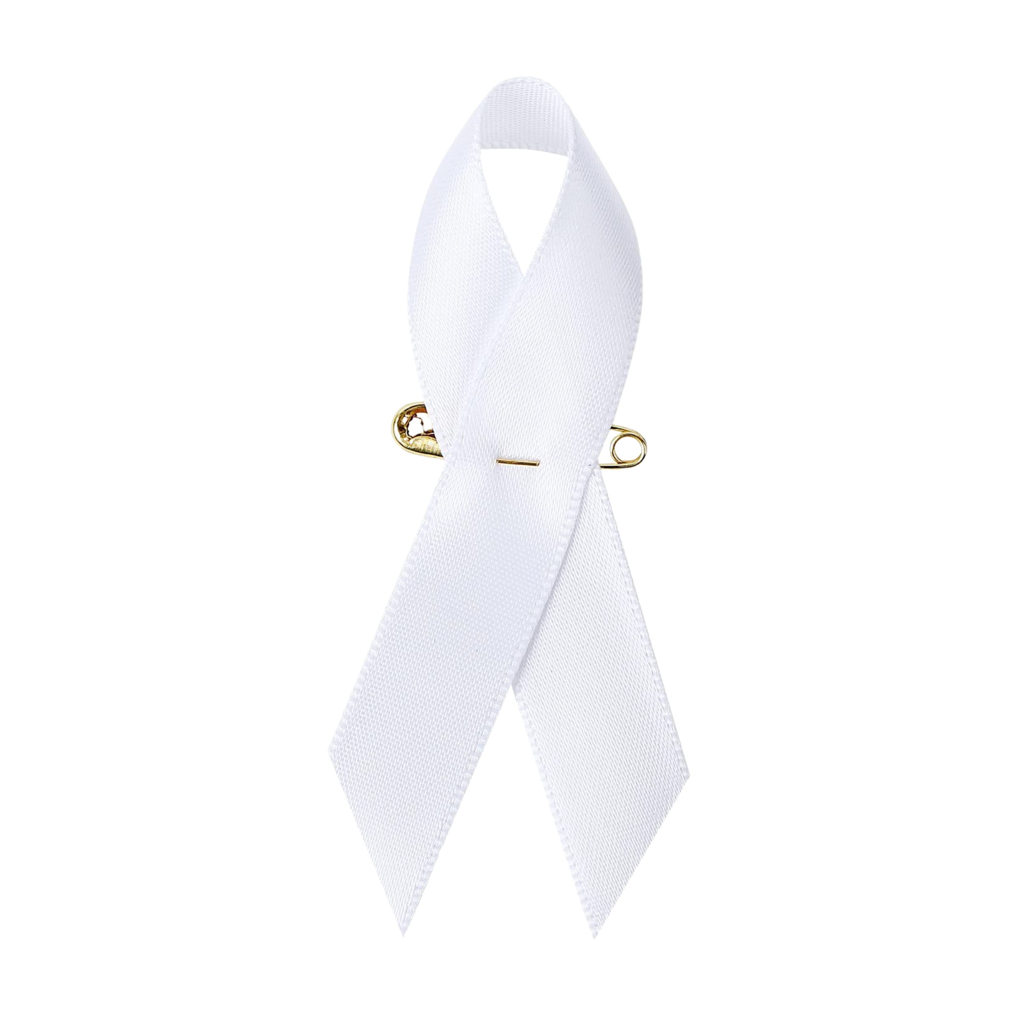 Polyester Awareness Ribbon With Custom Logo Print 1