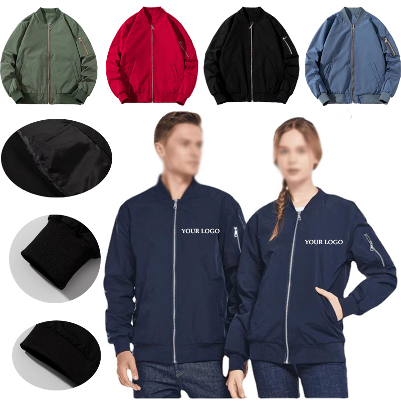 Unisex Casual Bomber Jacket 2