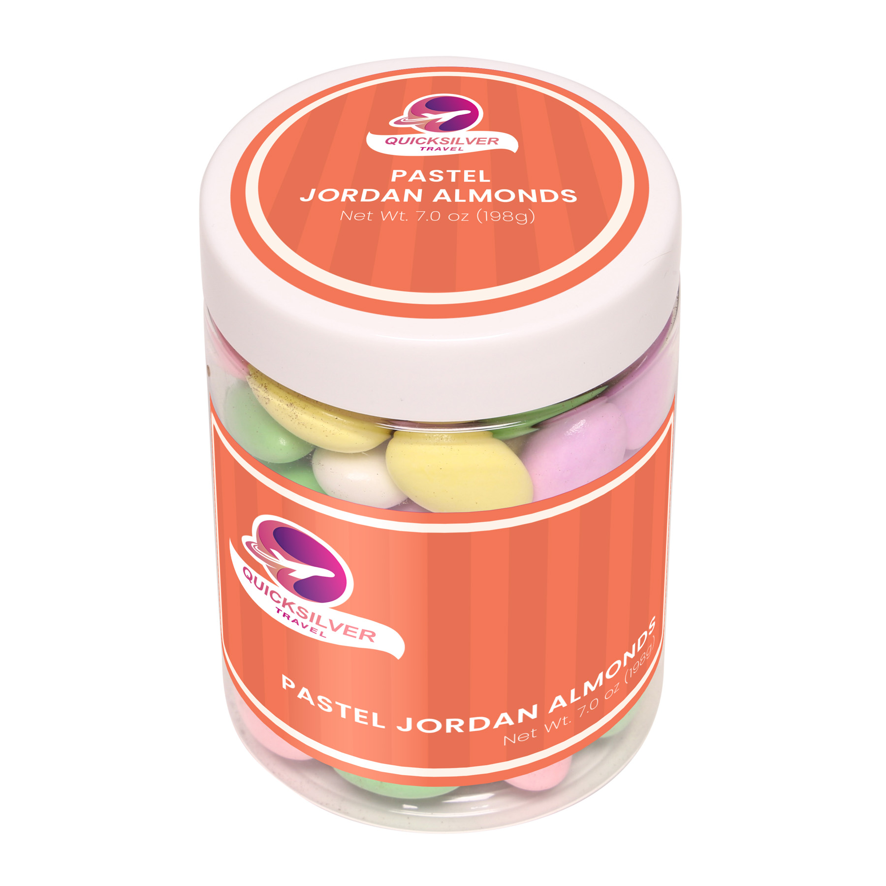 Pastel Jordan Almonds: Large Jar 3