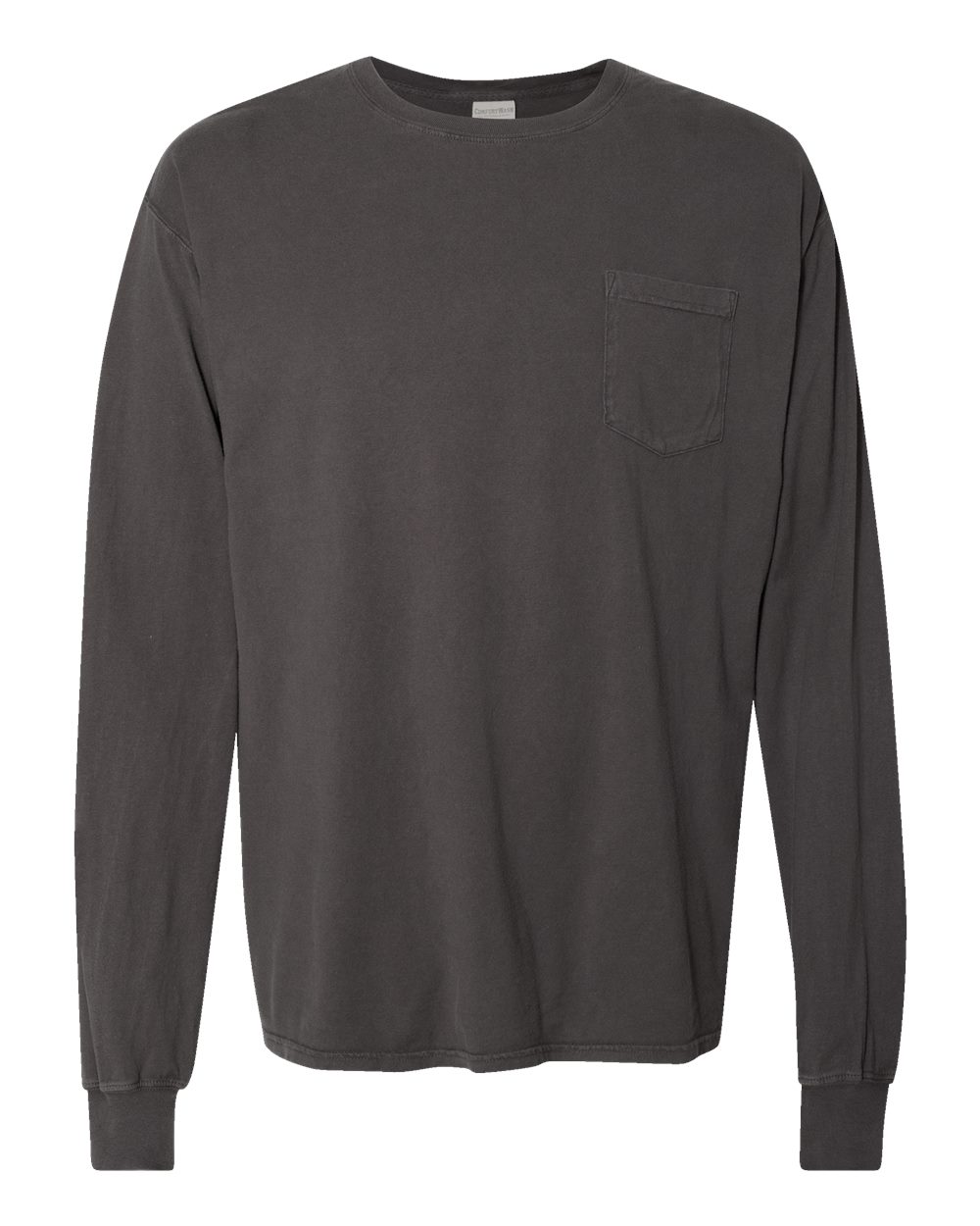 Unisex Garment-Dyed Long Sleeve T-Shirt With a Pocket - GDH250 73