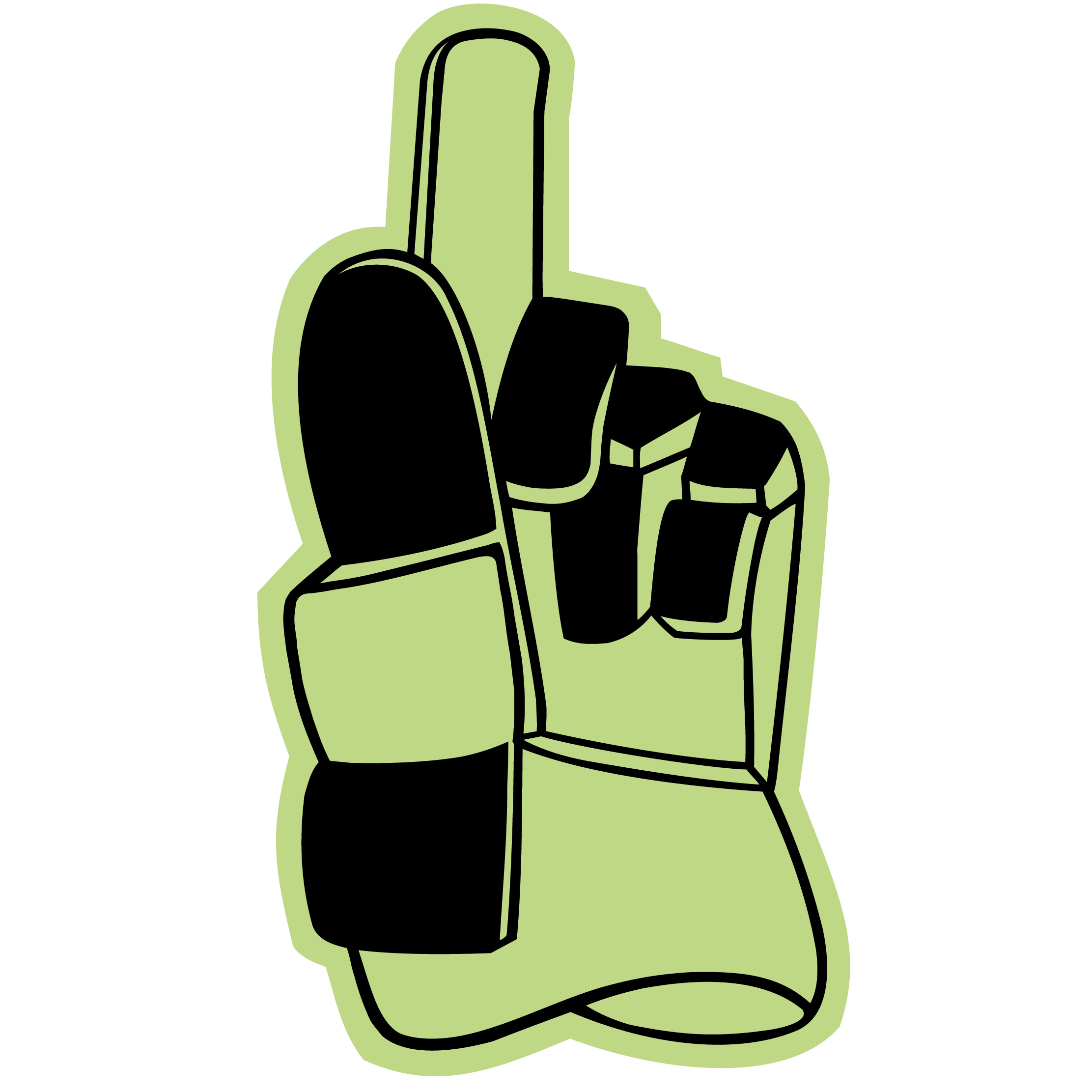 Hockey Glove Cheering Mitt 17