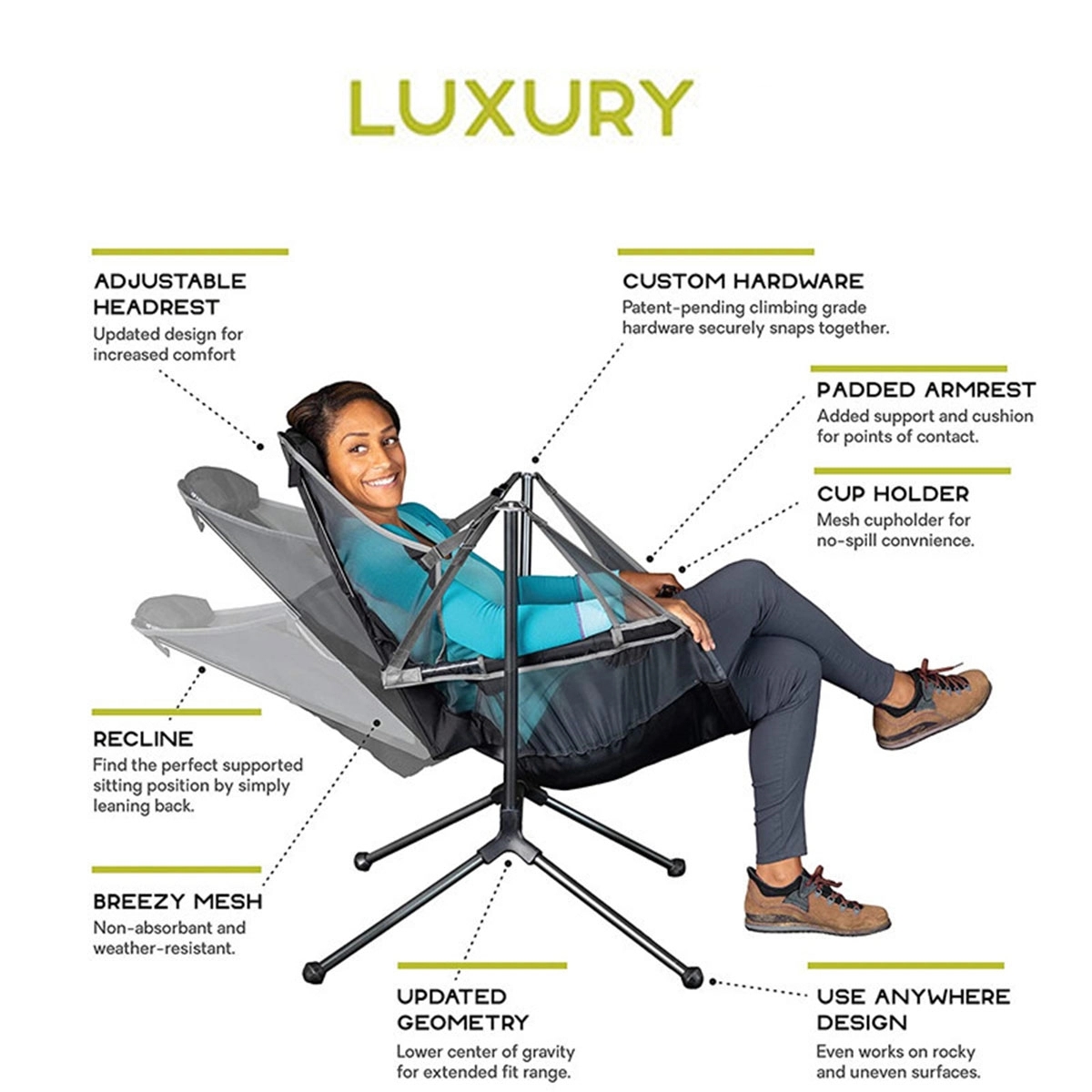 Portable Folding Rocking Chair 3