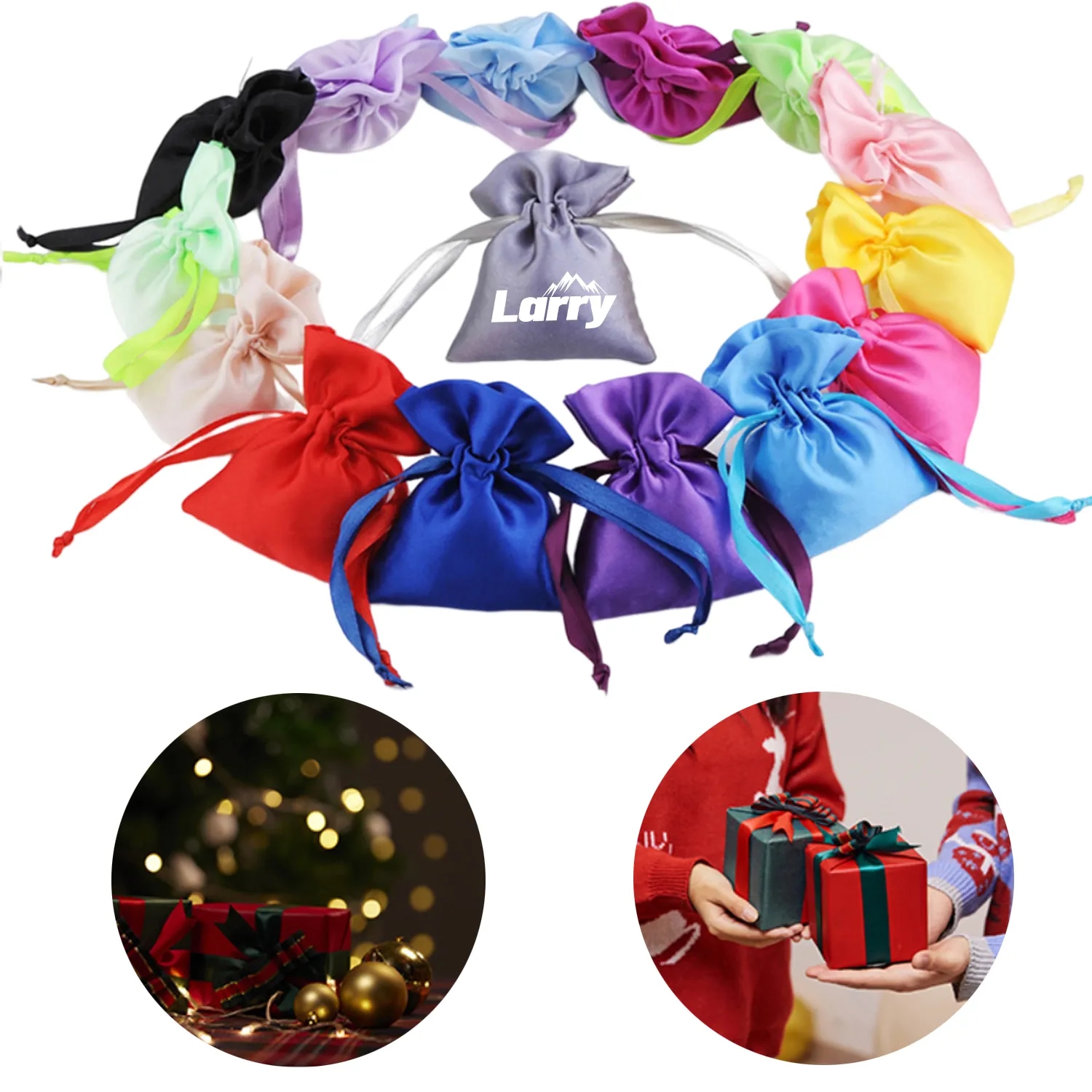 9"X 6" Satin Gift Bag 2
