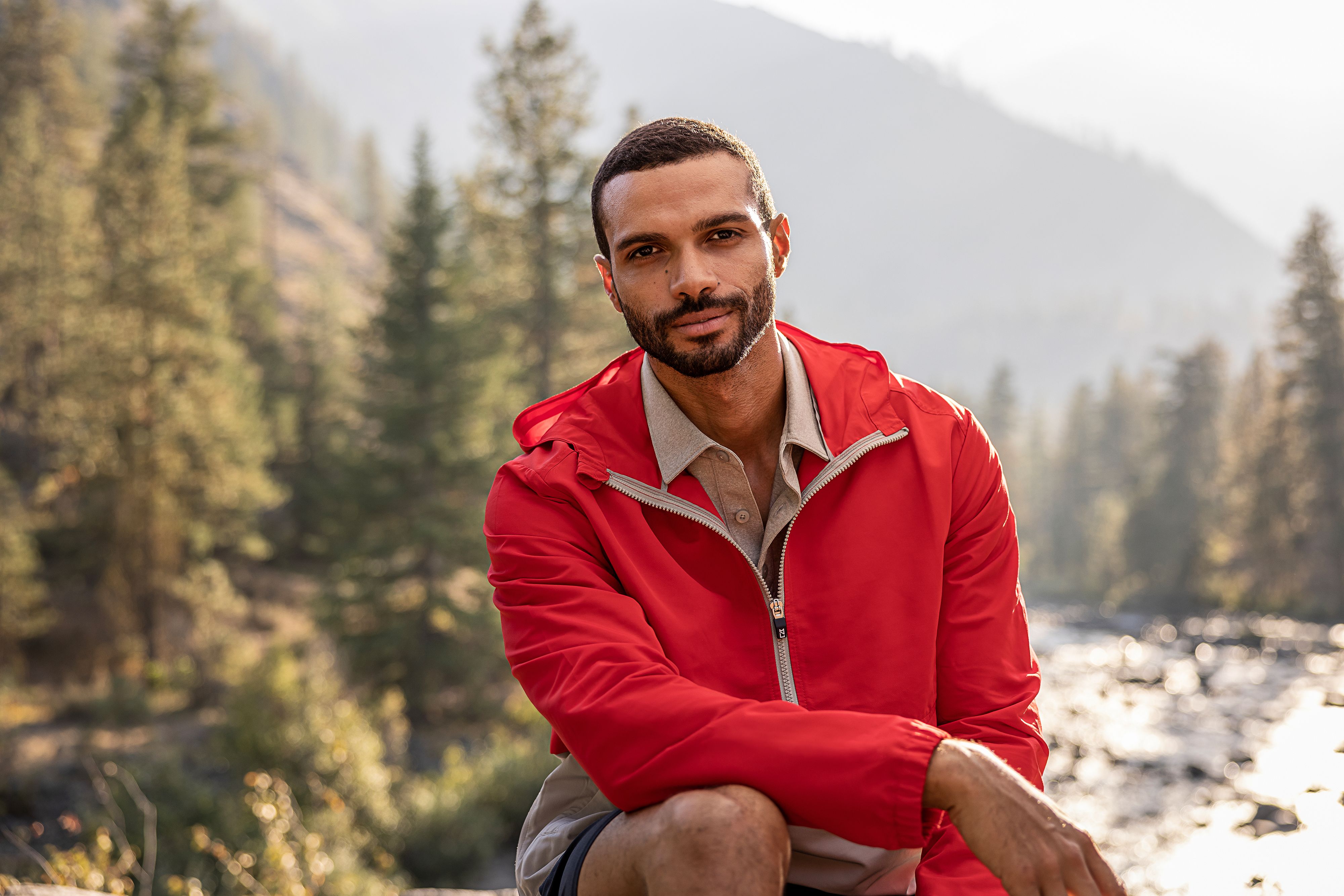 Cutter & Buck Charter Recycled Packable Mens Half Zip Anorak Jacket 27