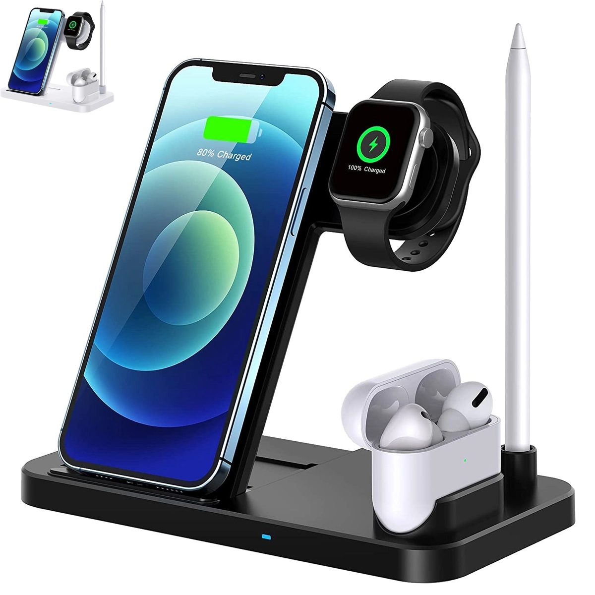 4 In 1 Fast Wireless Charging Station 2