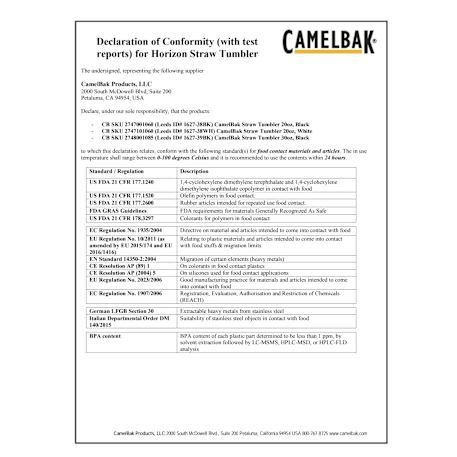CamelBak Straw Tumbler 20oz 17