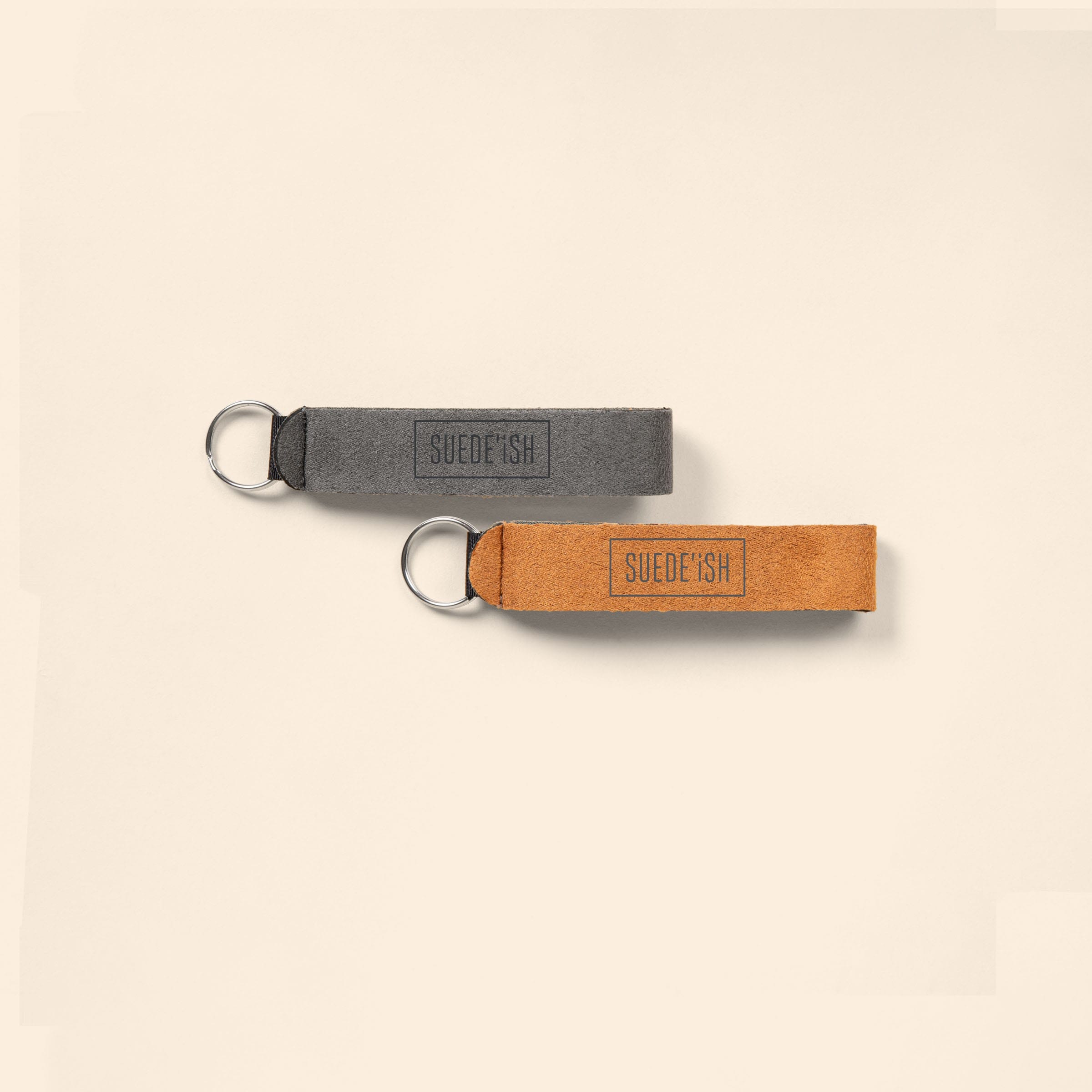 SUEDE-ISH NEOPRENE - WRIST STRAP KEY HOLDER 2