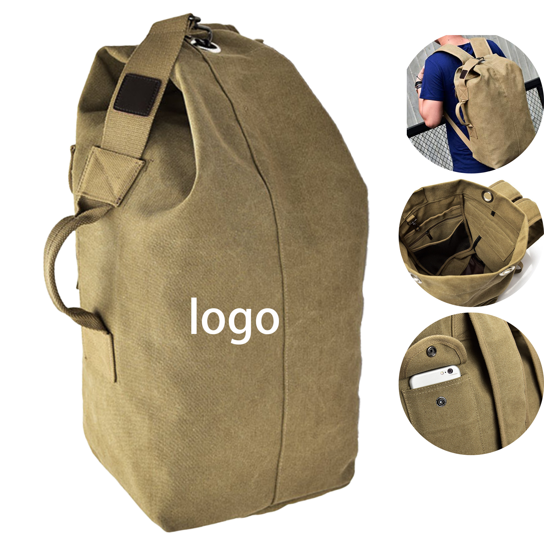 Outdoor Canvas Backpack 4