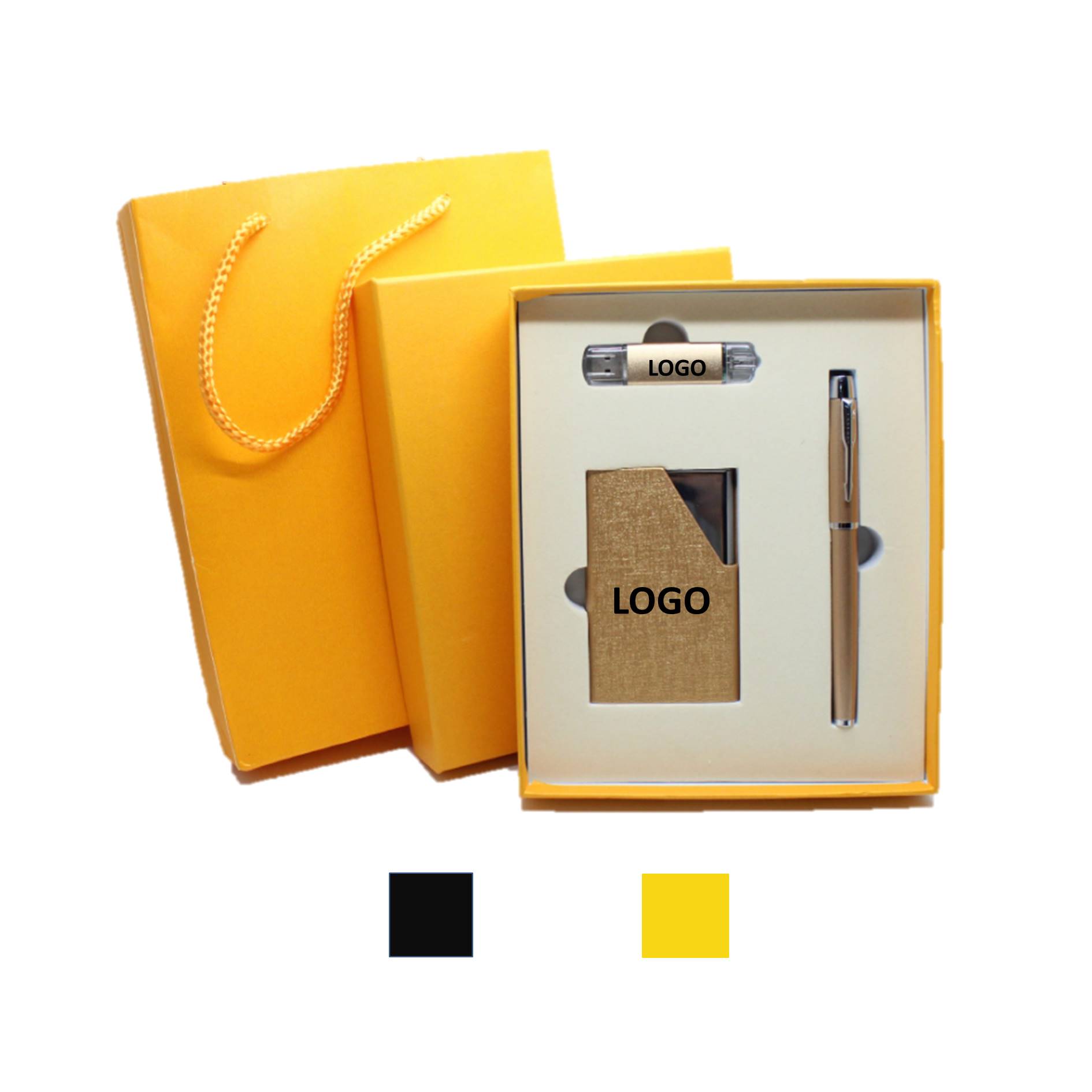 Usb Drive Card Holder With Pen Business Gift Box 2