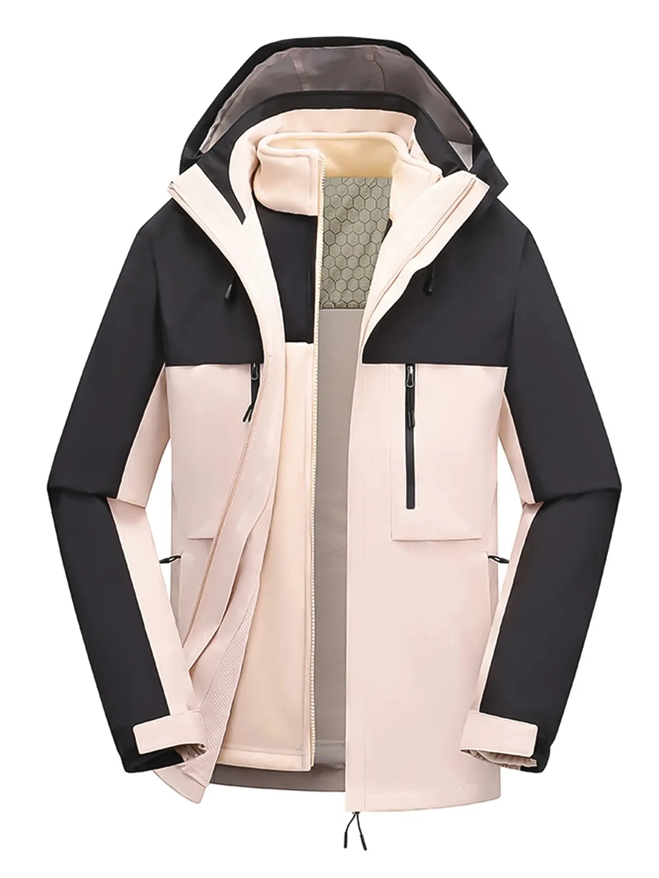 rPET 3in-1 Waterproof Ski Jacket with Fleece Liner 2