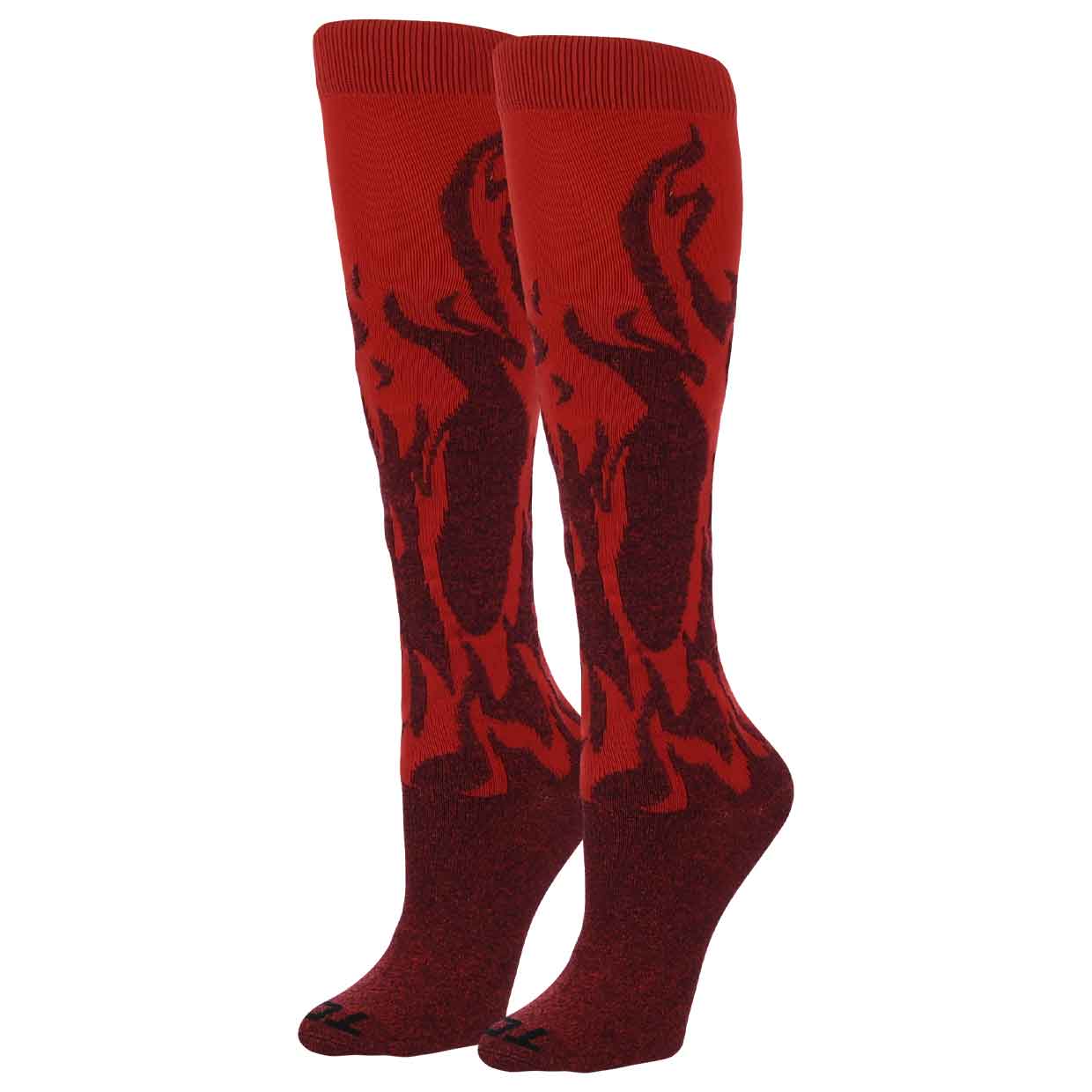 Krazisox Flames Over the Calf Socks 2