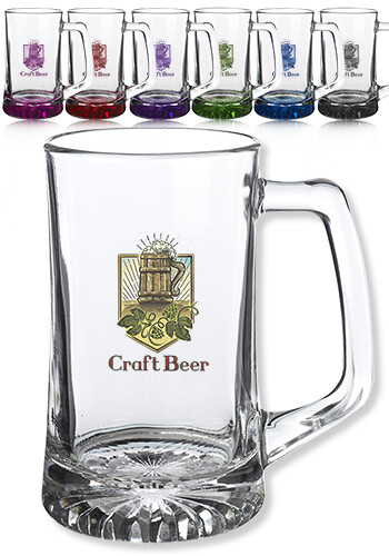 25 oz. ARC Glass Beer Mugs