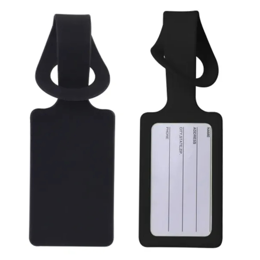 Rectangular Silicone Luggage Tag 4