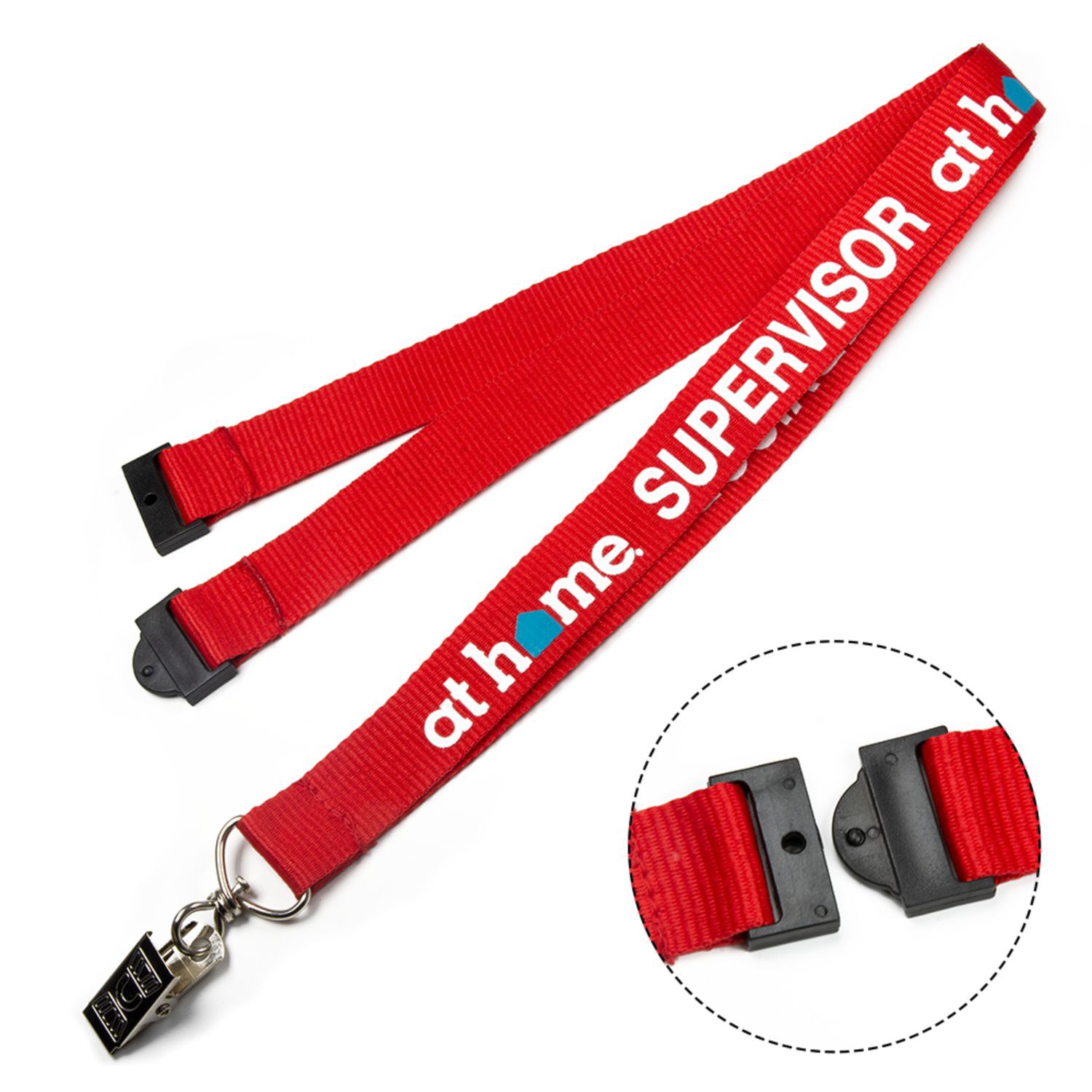 3/4" Polyester Lanyards with Safety Breakaway 2