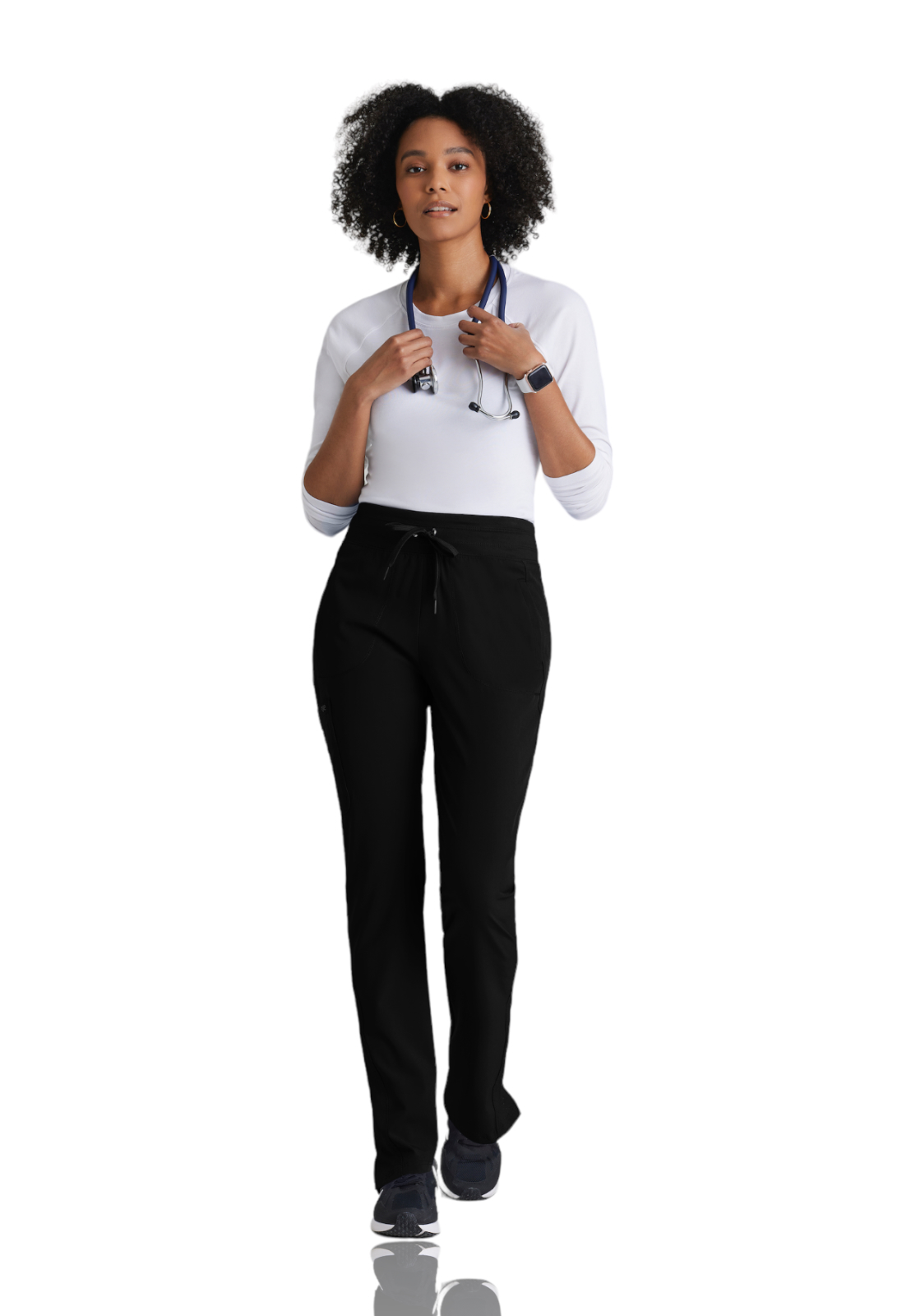 Barco One - Women's Five-Pocket Tapered Leg Uplift Scrub Pant 8