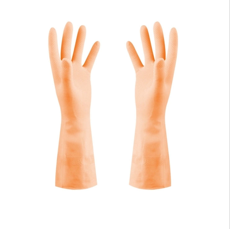 Super durable non-stick nitrile rubber household gloves 6
