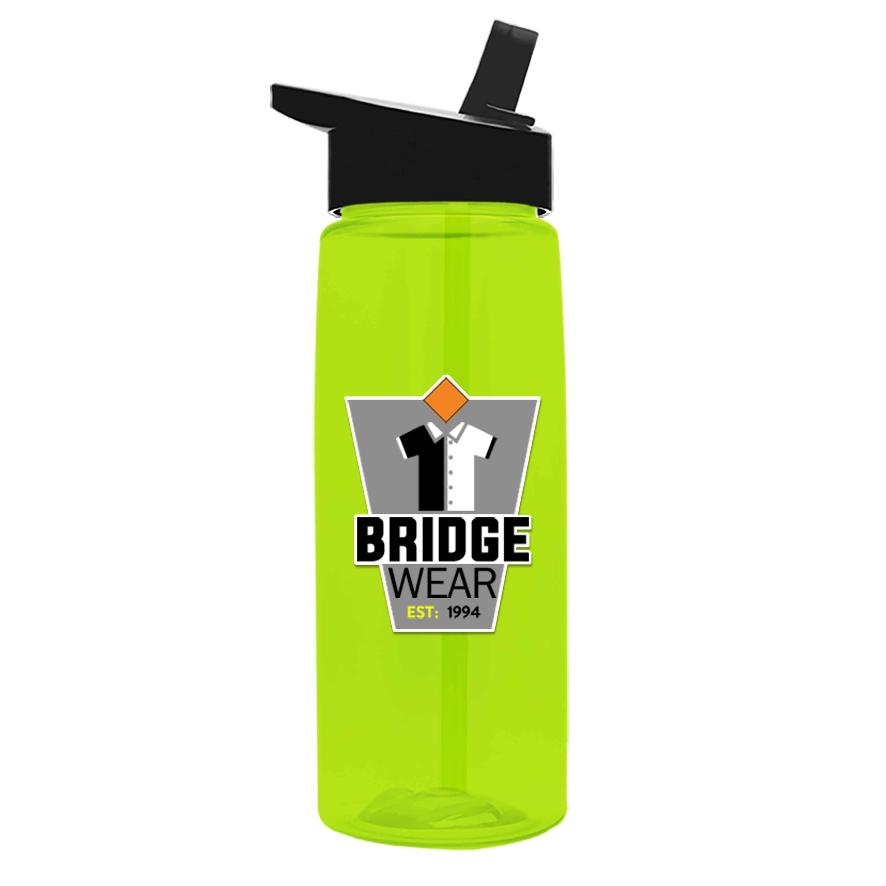 Garyline® Flair Tritan® Bottle with Flip-Straw Lid - 26 oz. 28
