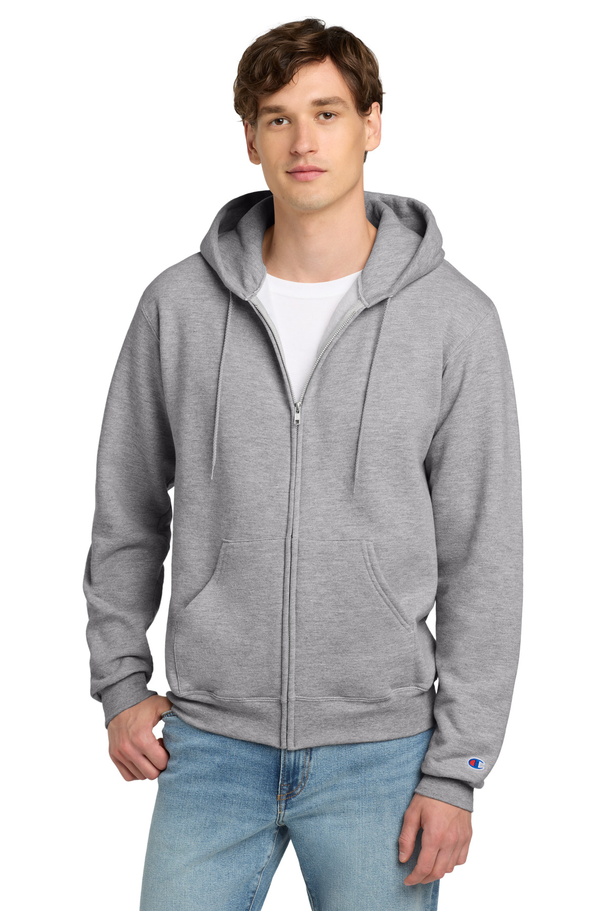 Champion Powerblend Full-Zip Hoodie. S800 30