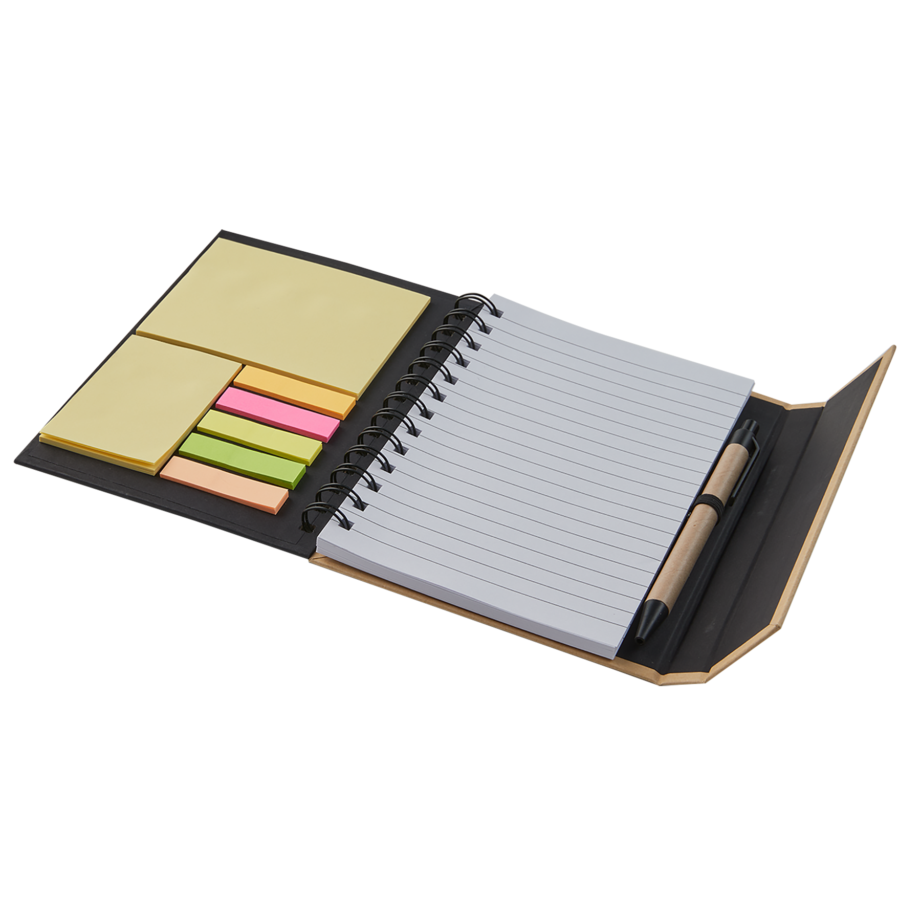Eco Magnetic Notebook W/ Sticky Notes & Pen 15