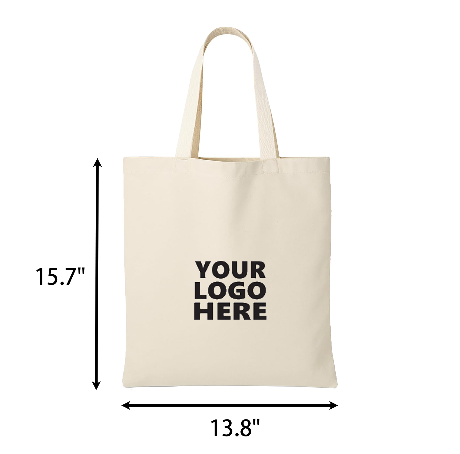 Heavy-Duty Canvas Carryall Tote, custom tote bag with logo imprint 4