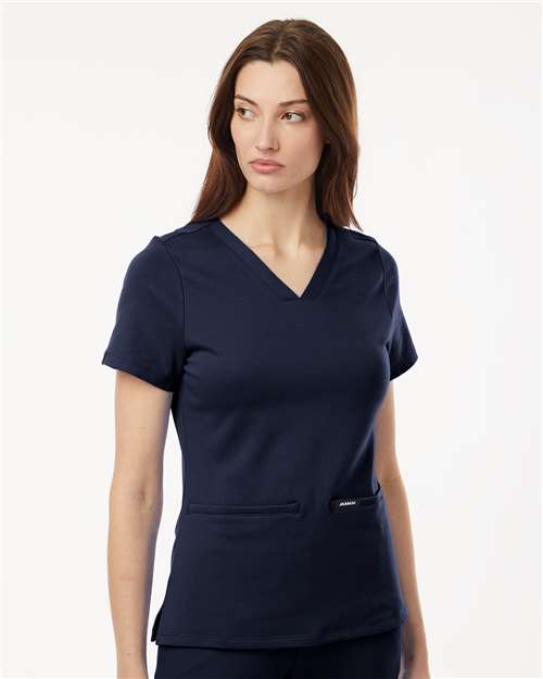 Women's Cesi UltraSOFT­™ Scrub V-Neck Top - W30003 2