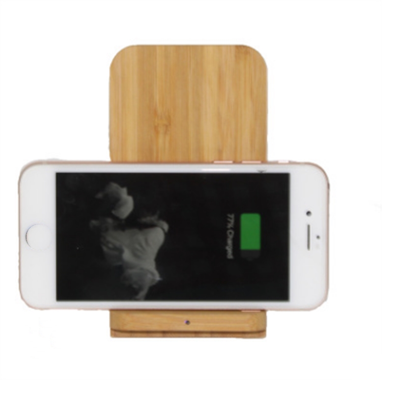 Bamboo wood wireless charger 2