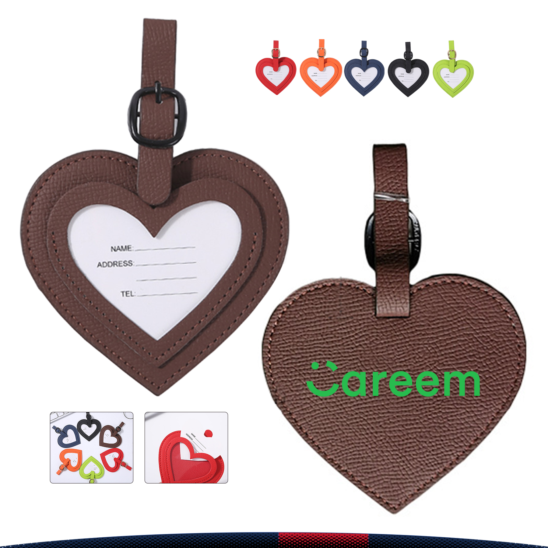 PU Love Luggage Tag 6