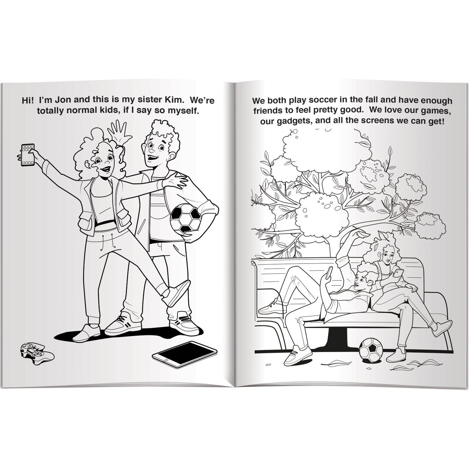Combo Pack - CB1105 Coloring Book & 4-Pack of Crayons in a Poly Bag 6