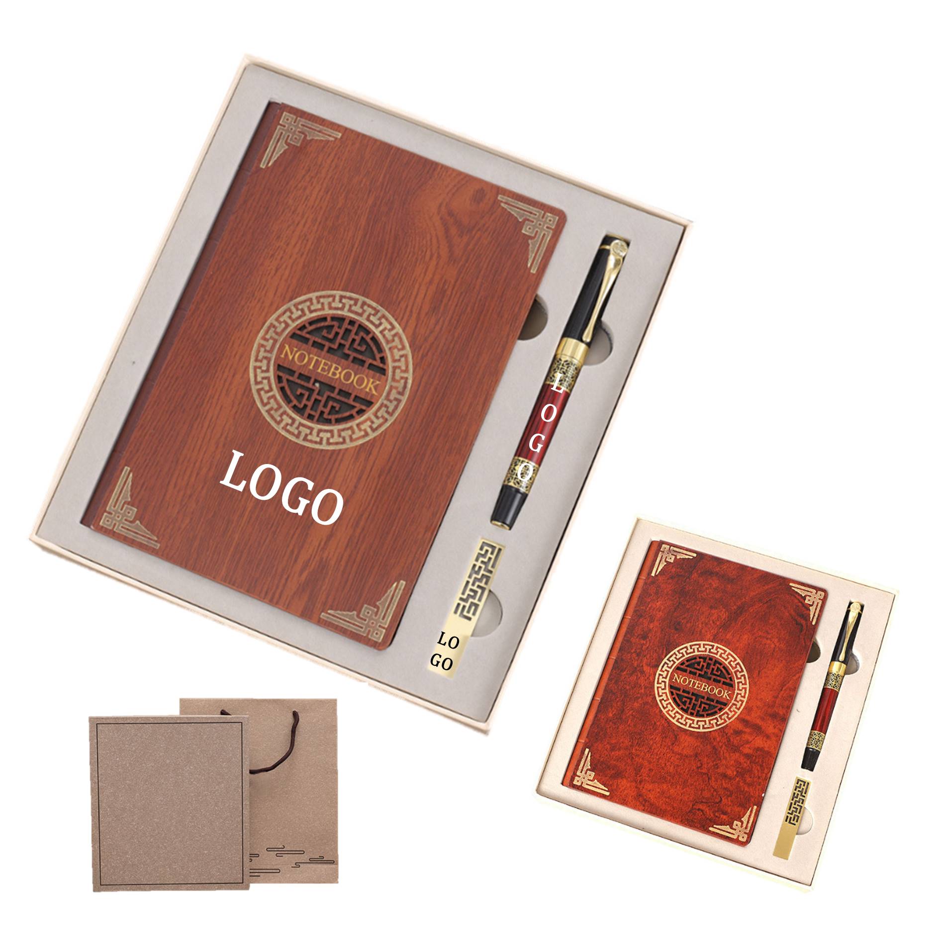 Notebook With Pen And Flash Drive Gift Set 2