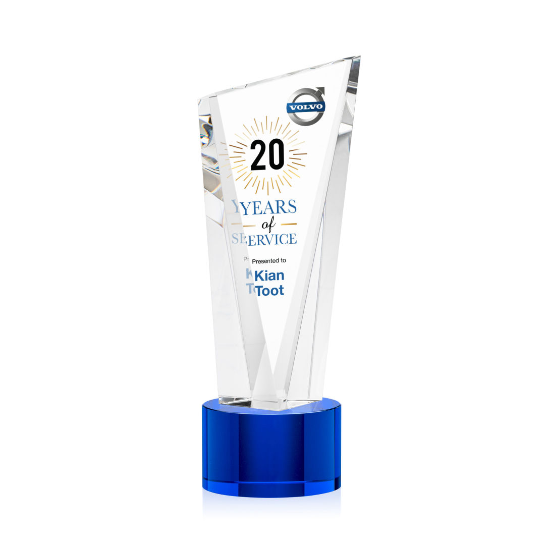 Plymouth VividPrint™ Award on Marvel Base - Blue 9