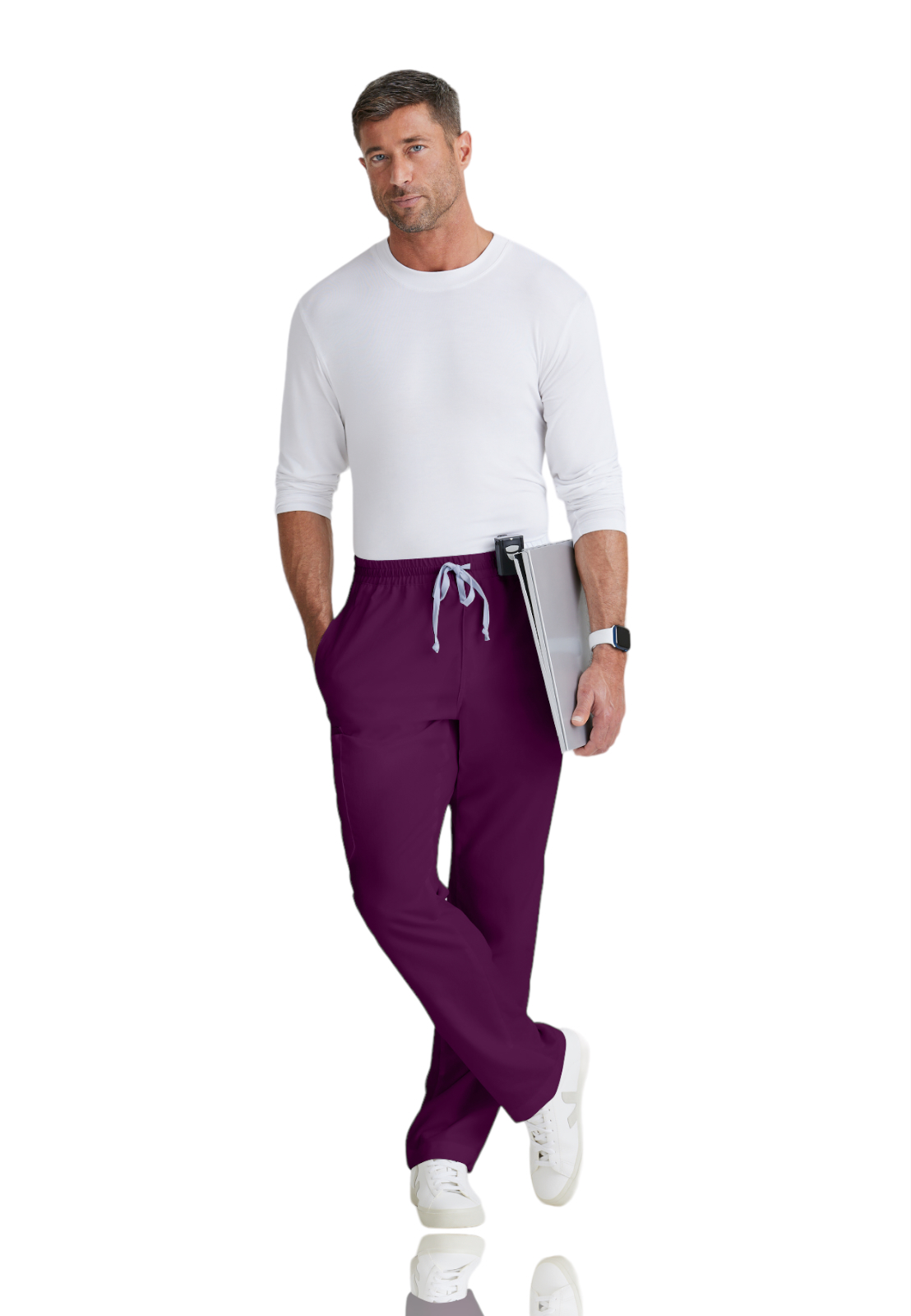 Grey's Anatomy Classic - Men's Five-Pocket Zip-Fly Evan Scrub Pant 5