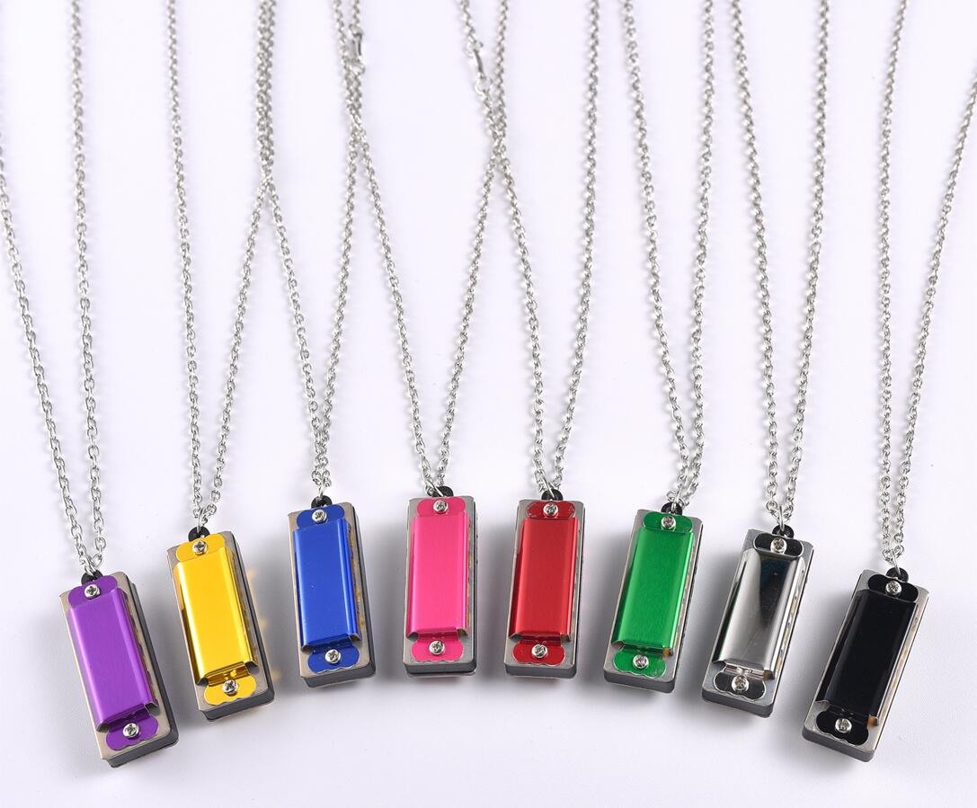 Mini 4 Holes Necklace Harmonica 6