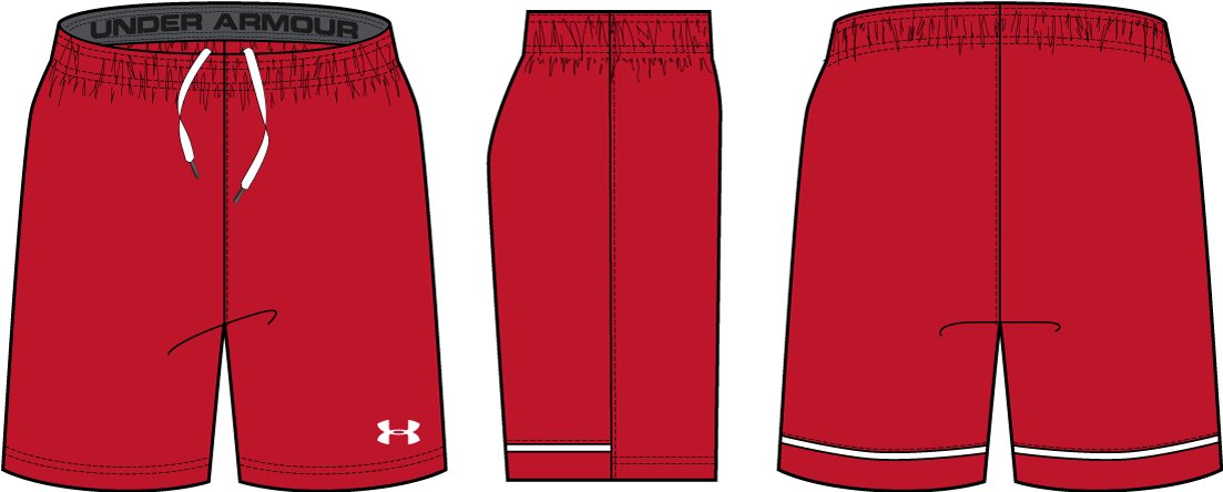 Men's UA Squad Shorts 4
