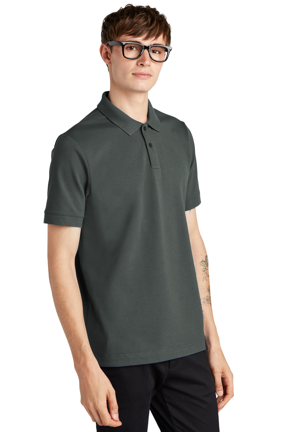 Mercer+Mettle Stretch Heavyweight Pique Polo MM1000 20